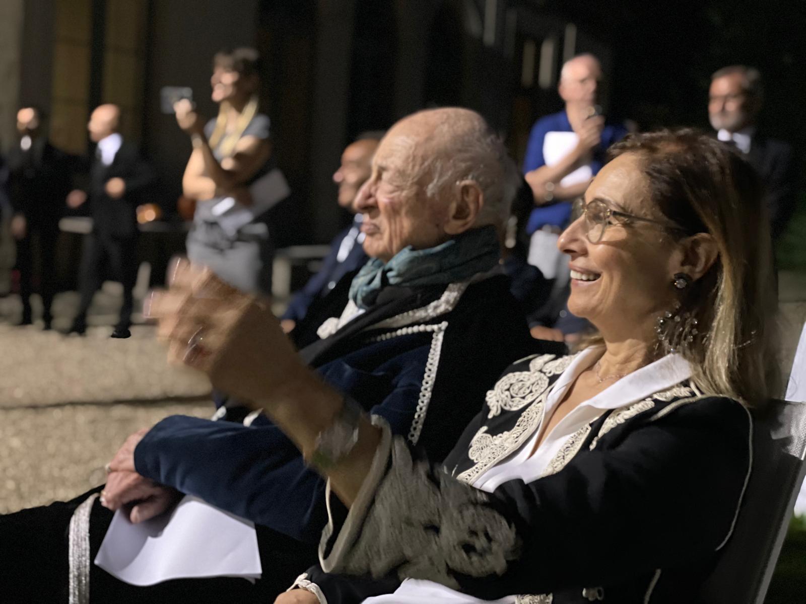 Edgar Morin et Sabah, un soir